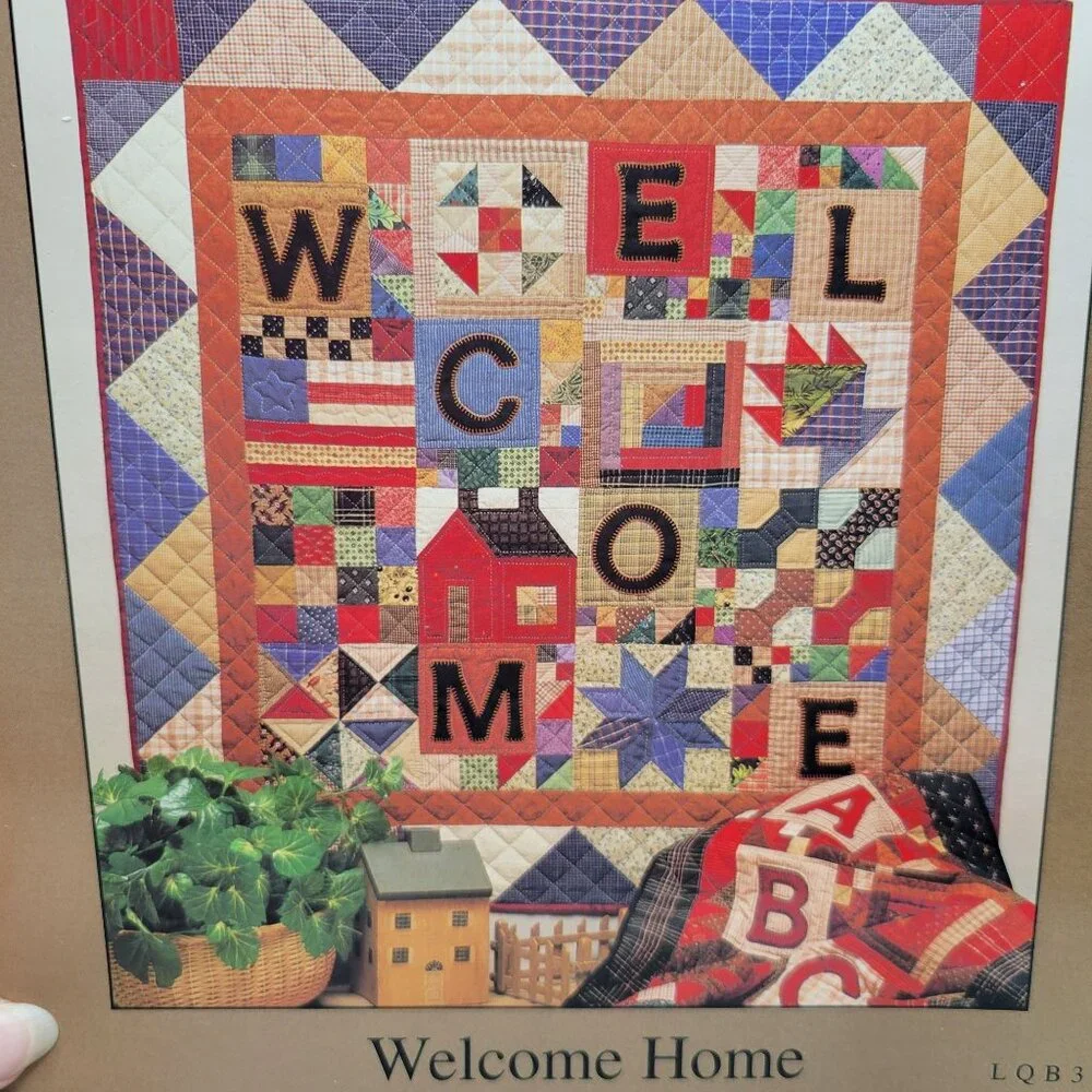 American Crib Quilts Welcome Home Pattern Book 19th Century Inspired 2 Patterns